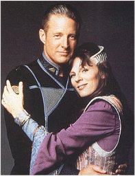 President John Sheridan and  Delenn 