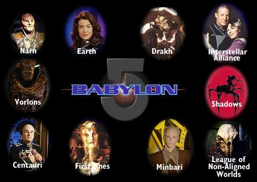 Major Races in the Babylon 5 Universe